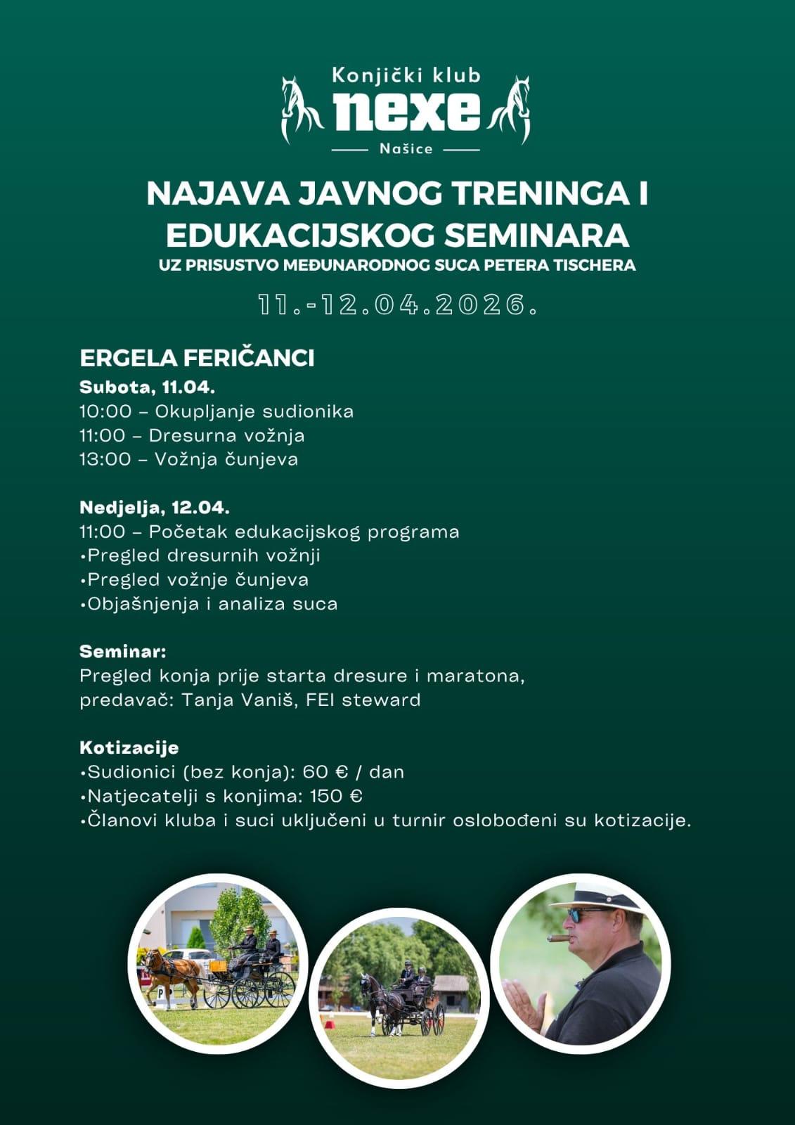 uz prisustvo međunarodnog suca Petera Tischera